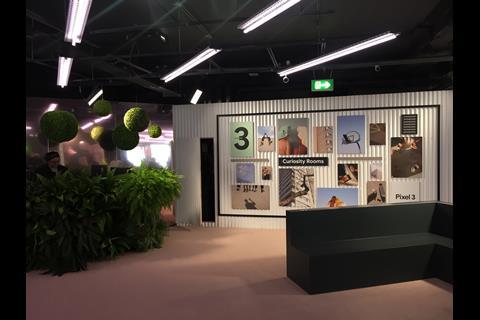 Google's Curiosity Rooms London pop up